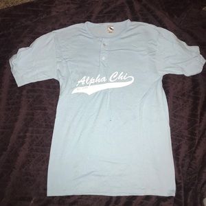 Alpha chi omega baseball tee